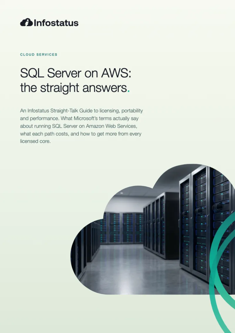 SQL Server on AWS - the straight answers on licensing, portability and performance