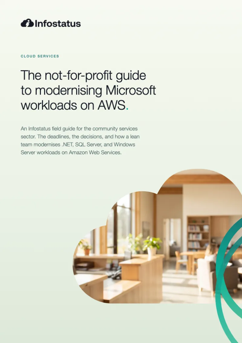 The not-for-profit guide to modernising Microsoft workloads on AWS